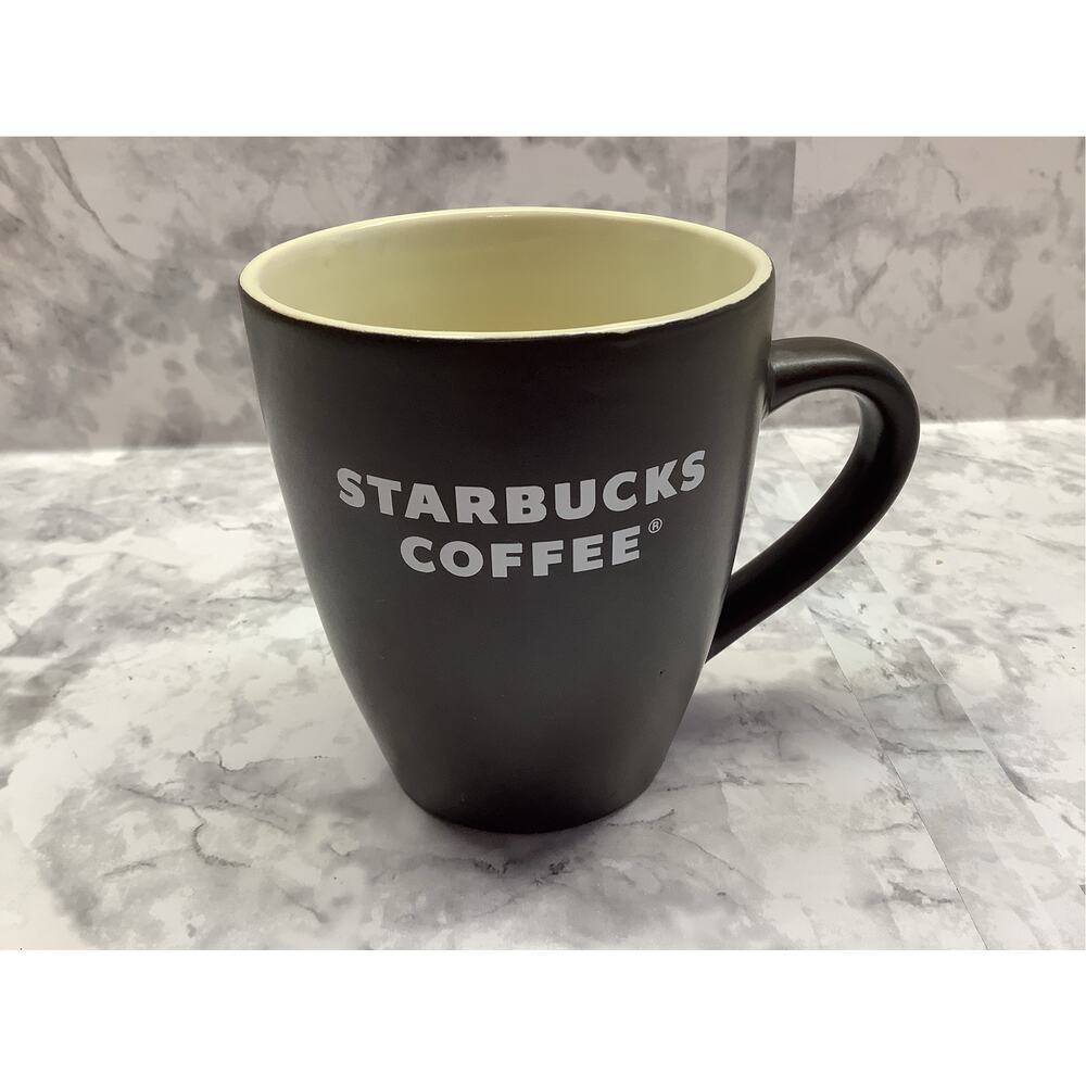 Vintage Starbucks Brown 12 oz Coffee Mug - 2008 - Starbucks Coffee Company